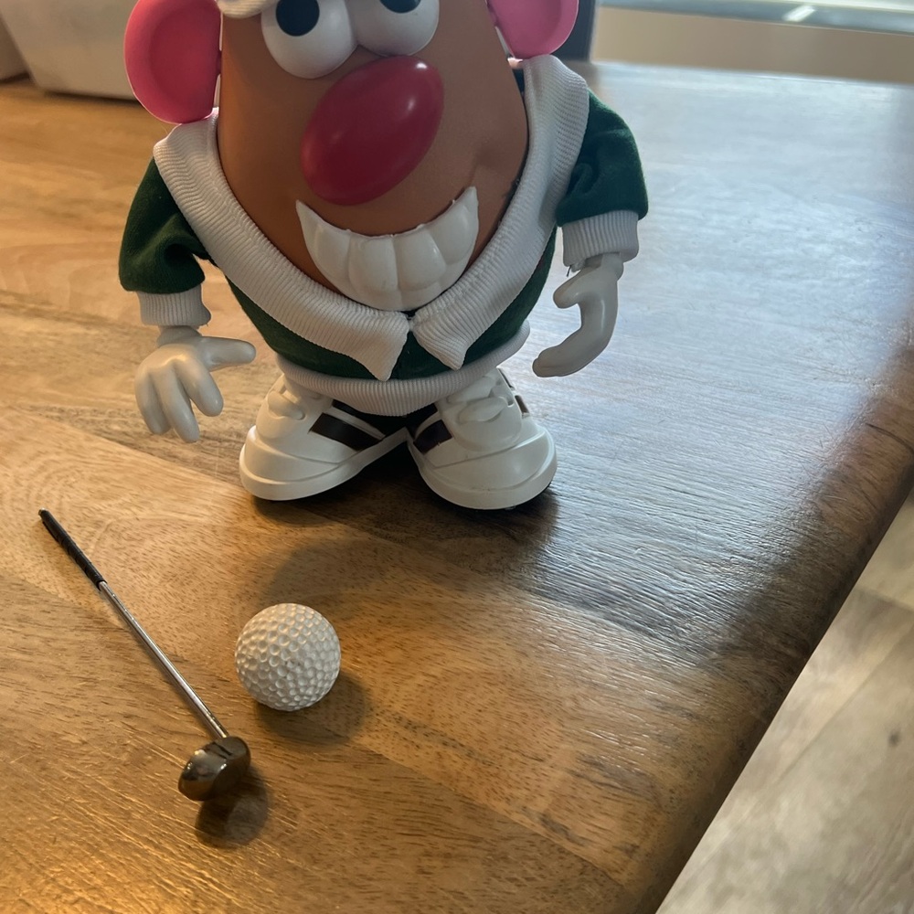 Mr. Potato Head Golf Toy - Green Sweater, White Shoes